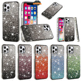 For Apple iPhone SE 2022 /SE 2020/8/7 Glitter Bling TPU Sparkle Diamond Rhinestone Shiny Full Cover Crystal Stones Back  Phone Case Cover