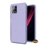 For T-Mobile Revvl 6 Pro 5G /Revvl 6 5G Glitter Sparkle Bling Shiny Thin Slim Hybrid Shockproof Rubber Silicone TPU  Phone Case Cover