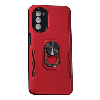 For Motorola Moto G 5G 2022 Ring Holder Stand, Support Magnetic Car Mount, Hard TPU Hybrid Shockproof  Phone Case Cover
