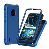 For Nokia C200 Hybrid 2in1 Front Bumper Frame Cover Square Edge Shockproof Soft TPU + Hard PC Anti-Slip Heavy Duty  Phone Case Cover