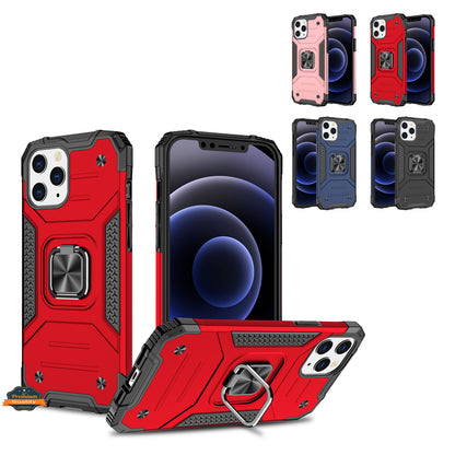 For Apple iPhone 14 /Plus Pro Max Hybrid Ring Kickstand for Magnetic Car Mount Rugged Slim Heavy Duty Shockproof  Phone Case Cover
