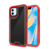 For Apple iPhone 13 Pro Max (6.7") Heavy Duty Rugged 3 in 1 Hybrid Shockproof Full Body Bumper Durable [Military Grade] Transparent Protective  Phone Case Cover