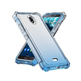 For Nokia C200 Clear Gradient Hybrid Thick Guard Shockproof Dual Layer Hard PC + TPU Bumper Frame Armor  Phone Case Cover