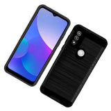 For Motorola Moto G Stylus 5G 2022 Brushed Texture Slim Hybrid Shockproof Dual Layer Hard PC & TPU Armor Rugged  Phone Case Cover