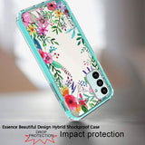 For Samsung Galaxy A13 4G Beautiful Design 3 in 1 Hybrid Triple Layer Armor Hard Plastic Soft Rubber TPU Shockproof Protective Frame  Phone Case Cover