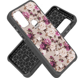 For Motorola Moto G Pure Graphic Design Pattern Hard PC Soft TPU Silicone Protection Hybrid Shockproof Armor Rugged Bumper Floral Bouquet Phone Case Cover