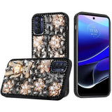 For Motorola Moto G Stylus 5G 2022 Bling Clear Crystal 3D Full Diamonds Luxury Sparkle Transparent Rhinestone Hybrid  Phone Case Cover