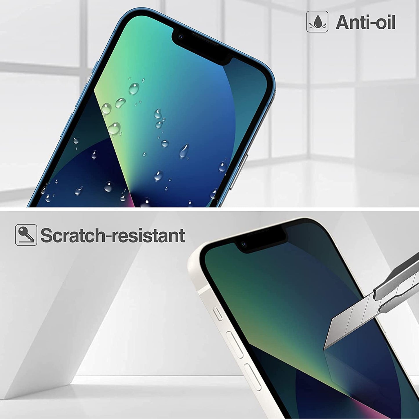 For Apple iPhone 14 Plus /6.7" Privacy Screen Protector Anti Spy 9H Dark Tempered Glass Screen Film Guard Case Friendly Black Screen Protector