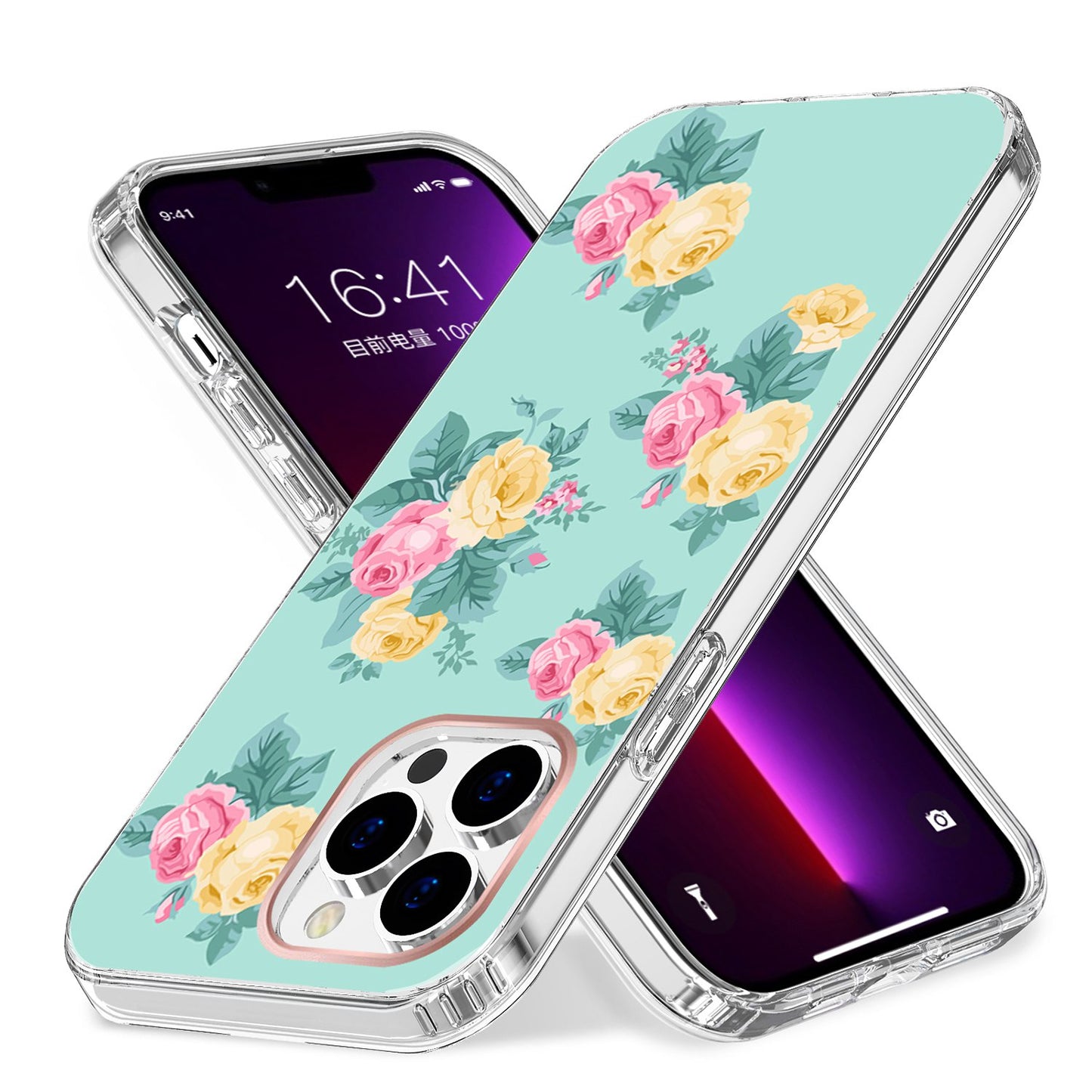 For Apple iPhone 14 Pro Max (6.7") Creative Stylish Fashion Design Hybrid Rubber TPU Hard PC Shockproof Slim  Phone Case Cover