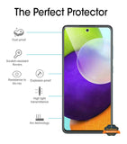 For Samsung Galaxy A33 5G Screen Protector Clear Transparent Tempered Glass, Case Friendly, 9H Hardness, Anti-Bubble Tempered Glass Screen Guard Clear Screen Protector