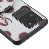 For Samsung Galaxy S20 Ultra (6.9) Mirror Stand Hybrid Shockproof Slim Hard PC TPU Rugged Bumper Smile Bubble Polka Dots Phone Case Cover