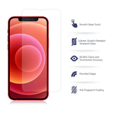 For Apple iPhone 13 / Mini Pro Max [2 Pack] Tempered Glass Screen Protector Round Edges 0.26MM Arcing [Anti-Bubble] [9H Hardness] [HD Clear] [Anti-Scratch] [Case Friendly] Glass Screen Protector Film Guard  Screen Protector
