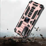 For Apple iPhone 13 Pro (6.1") Heavy Duty Stand Hybrid Shockproof [Military Grade] Rugged Protective with Built-in Kickstand Fit Magnetic Car Mount  Phone Case Cover