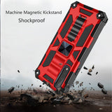 For Apple iPhone 11 (6.1") Heavy Duty Stand Hybrid [Military Grade] Rugged with Built-in Kickstand Fit Magnetic Car Mount  Phone Case Cover