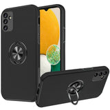 For Samsung Galaxy A23 5G Slim Hybrid 360 Degree Rotatable Metal Invisible Ring Stand Holder Fit Magnetic Car Mount  Phone Case Cover