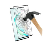 For Samsung Galaxy Note 10 Tempered Glass Screen Protector Designed to allow full functionality Fingerprint Unlock 3D Curved Edge Glass Full coverage Clear Black Screen Protector