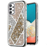 For Samsung Galaxy A53 5G Glitter Bling Diamond Rhinestone Sparkly Bumper Fashion Shiny Fancy Cases Hybrid Rugged  Phone Case Cover
