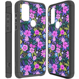 For Motorola Moto G Pure Graphic Design Pattern Hard PC Soft TPU Silicone Protection Hybrid Shockproof Armor Rugged Bumper Mystical Floral Boom Phone Case Cover