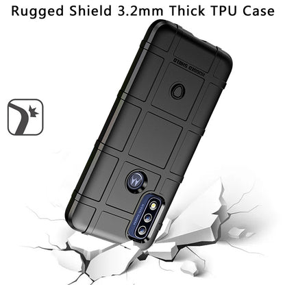 For OnePlus 10 Pro 5G Rugged Shield Hybrid TPU Thick Solid Rough Armor Tactical Matte Grip Silicone Texture Anti-Drop  Phone Case Cover