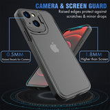 For Apple iPhone 13 /Pro Max Hybrid Tinted with Precise Raised Camera Protection & Invisible Stand Kickstand Ultra Slim  Phone Case Cover