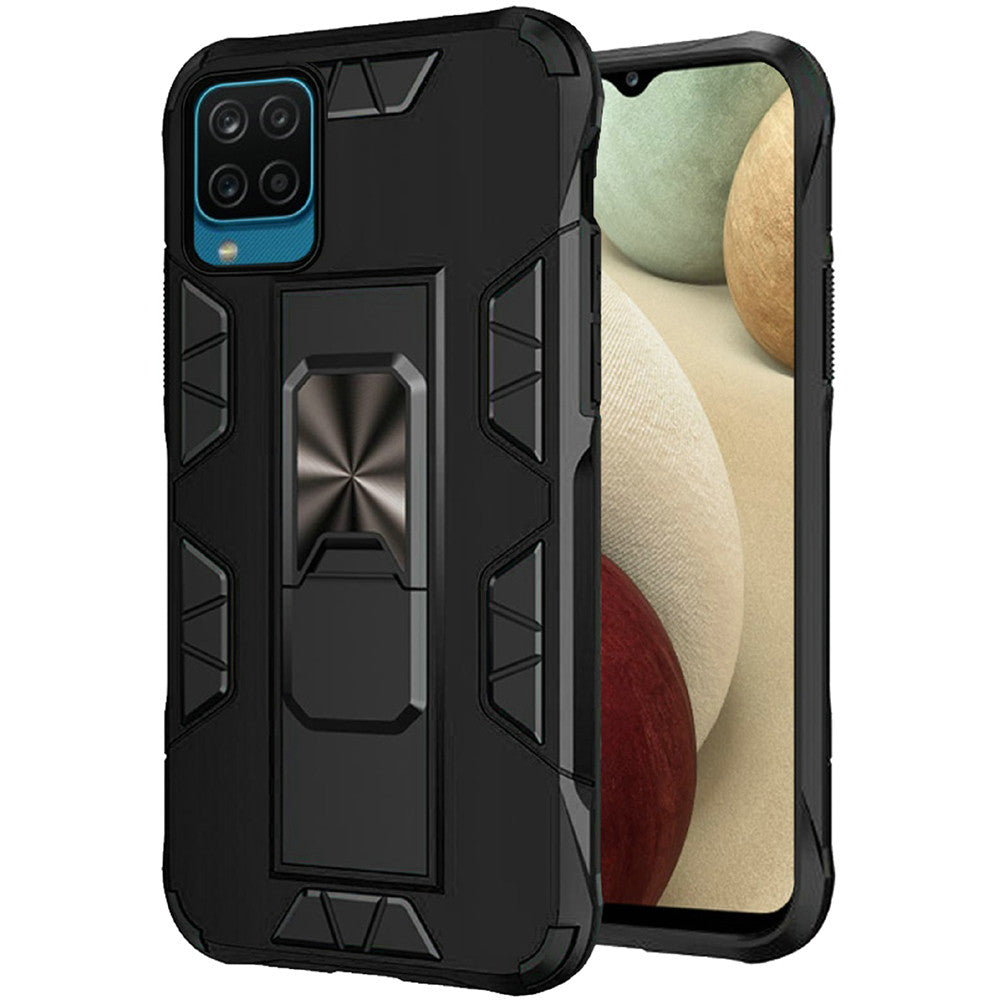 For Samsung Galaxy S22 Hybrid Magnetic Slide Ring Stand fit Car Mount Grip Holder Heavy Duty Rugged Military Grade  Phone Case Cover