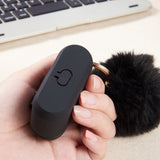 For Apple AirPods Series 3 (2021) Silicone Skin Cute Fur Ball Ornament Keychain 3 in 1 Fashion Thick TPU Gummy Luxury Soft Protective Earphone  Phone Case Cover