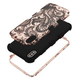 For LG V50 Thinq Hybrid Dual Layer Hard PC Cases Shockproof TPU Rugged Bumper  Phone Case Cover