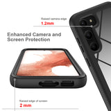 Samsung Galaxy S23 /Plus /Ultra Hybrid Clear Shockproof Dual Layer Protection Hard Rugged PC + TPU Silicone Bumper Frame Back