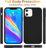 For Apple iPhone 14 (6.1") Slim Fit Hybrid Silicone Soft Gel Rubber TPU Full Body Protection Shockproof Protective  Phone Case Cover