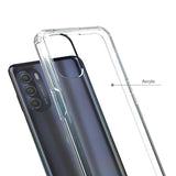 For Motorola Moto G Stylus 5G 2022 Hybrid Slim Crystal Clear Transparent Shock-Absorption Bumper Hard PC Back Frame  Phone Case Cover