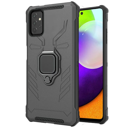 For Samsung Galaxy S20 FE /Fan Edition Shock-Proof Case with Kickstand Ring Holder Texture Rugged Hybrid Dual Layer  Phone Case Cover