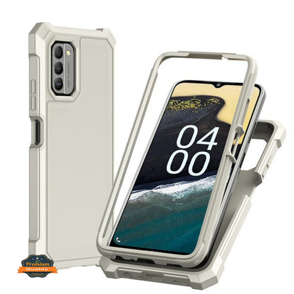 For T-Mobile Revvl 6 Pro 5G /Revvl 6 5G Hybrid 2in1 Front Bumper Frame Cover Square Edge Shockproof TPU + Hard PC  Phone Case Cover