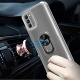 For Nokia G400 5G Clear Transparent Armor Rugged Defender Shockproof Hybrid with Ring Holder Kickstand  Phone Case Cover