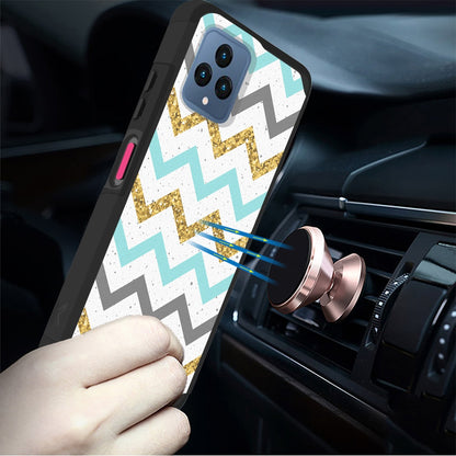 For Cricket Innovate E 5G (E Version 2022) Graphic Design Pattern Hard PC TPU Tough Hybrid Shockproof Frame  Phone Case Cover
