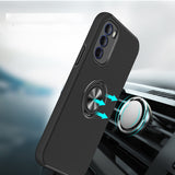 For Motorola Moto G Stylus 5G 2022 Hybrid 360 Degree Rotatable Metal Invisible Ring Stand Holder Fit Magnetic Car Mount  Phone Case Cover