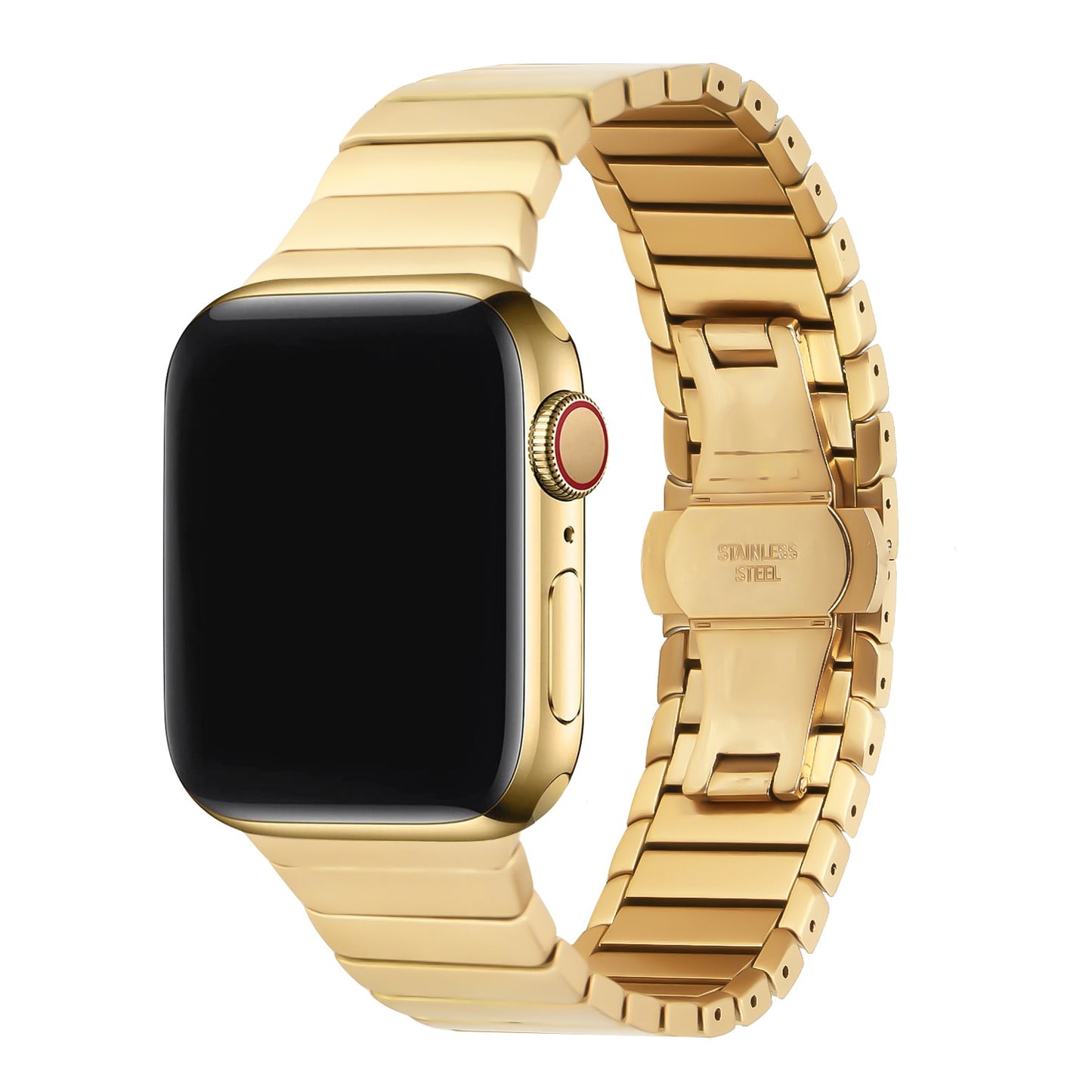For Apple Watch Size 38/40/41mm Stainless Steal Replacement Watch Band Strap Bracelet Wristbands Buckle for iWatch Series 8/SE2/7/SE/6/5/4/3/2/1  Phone Case Cover
