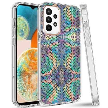 For Apple iPhone 14 (6.1") Creative Stylish Fashion Design Hybrid Rubber TPU Hard PC Shockproof Slim Fit  Phone Case Cover