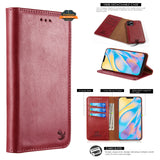 For Samsung Galaxy S22 /Plus Ultra Luxury PU Leather Wallet Pouch Magnetic Detachable with Credit Card Slots Removable Flip Kickstand  Phone Case Cover