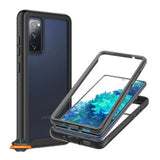 For Samsung Galaxy A71 5G Full Body Armor Slim Hybrid Double Layer Hard PC + TPU Transparent Back Rugged Frame Shockproof  Phone Case Cover