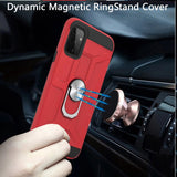 For Samsung Galaxy A73 5G Hybrid Stand Kickstand Ring Holder [360° Rotating] Armor TPU Work with Magnetic Car Mount  Phone Case Cover