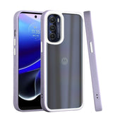 For Motorola Moto G Stylus 5G 2022 Hybrid Transparent Colored Frame Bumper Hard Back Shockproof Slim TPU Protective  Phone Case Cover