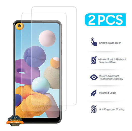 For Apple iPhone 14 Pro (6.1") [2 Pack] Tempered Glass Screen Protector Round Edges [9H Hardness] [Case Friendly] Glass Screen Protector Guard Clear Phone Case Cover
