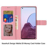 For OnePlus Nord N20 5G Design Wallet Case ID Money Credit Card Holder Leather Folio Pocket Flip Pouch & Strap  Phone Case Cover
