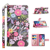 For AT&T Fusion Z, Motivate Fashion Design Wallet Case ID Money Credit Card Holder Leather Folio Pocket Flip Pouch & Strap  Phone Case Cover