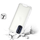 For Samsung Galaxy S20 Ultra Colored Shockproof Transparent Hard PC + Rubber TPU Hybrid Bumper Shell Slim Protective Clear Phone Case Cover