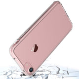 For Apple iPhone SE 3 (2022) Hybrid Transparent Clear Acrylic Back Hard Soft TPU Full Protective Bumper Extra Shock-Absorb  Phone Case Cover