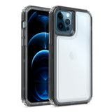 For Apple iPhone 13 (6.1") Heavy Duty Rugged 3 in 1 Hybrid Shockproof Full Body Bumper Durable [Military Grade] Transparent Protective  Phone Case Cover