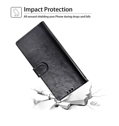 For Samsung Galaxy S20 FE /Fan Edition 5G Leather Wallet Case with Credit Card Holder Storage Kickstand & Magnetic Flip Black Phone Case Cover