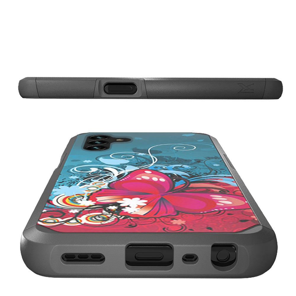 For Cricket Innovate E 5G (E Version 2022) Slim Protection Shock Absorption Hybrid Dual Layer Hard PC + TPU Rubber Frame  Phone Case Cover