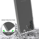 For Samsung Galaxy A13 5G Hybrid Transparent Clear Acrylic Back Hard PC & Soft TPU Full Protective Bumper Extra Shock-Absorb  Phone Case Cover